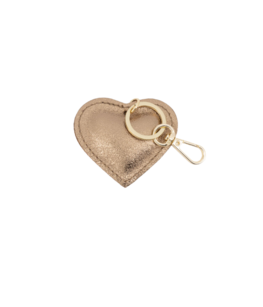 Sleutel/tashanger Hart Brons