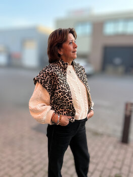 Panterprint bodywarmer