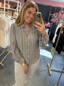 Blouse grijs