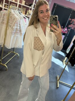 Inspired blazer beige